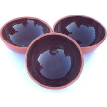 GÜRAY 6'lı Naturel 12 cm Kase Takımı (Kahverengi)