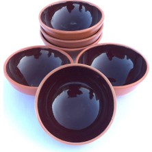 GÜRAY 6'lı Naturel 12 cm Kase Takımı (Kahverengi)