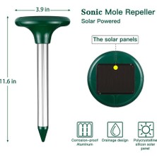 Solar Repellent Köstebek Fare Yılan Kovucu Cihaz