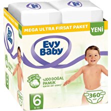 Evy Baby Bebek Bezi Beden: 6 (15+ Kg) Xl 360'LI