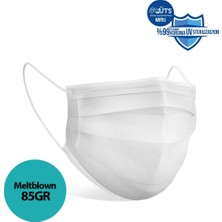 Medizer Full Ultrasonik 3 Katlı Meltblown Kumaş Cerrahi Maske 50 Adet