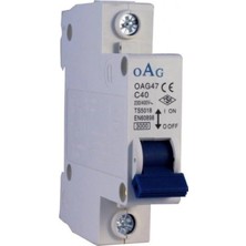 Oag 1 Kutuplu Otomatik Sigorta 63 Amper 1P63