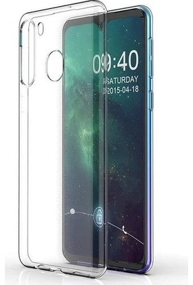 Magazabu Samsung Galaxy A21 Kılıf Lüks Korumalı Silikon Şeffaf