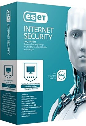 ESET Internet Security 10 Cihaz, 1 Yıl - Dijital Kod