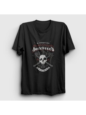 Presmono Unisex Siyah Here Hatebreed T-Shirt