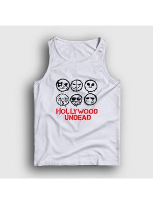 Presmono Unisex Beyaz Masks V3 Hollywood Undead Atlet