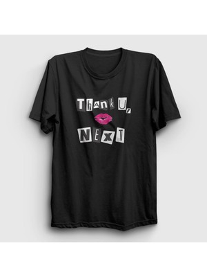 Presmono Unisex Siyah Next Ariana Grande T-Shirt