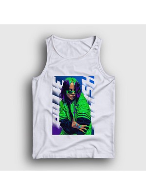 Presmono Unisex Beyaz Green Billie Eilish Atlet