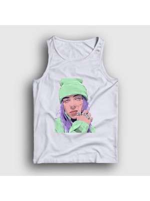 Presmono Unisex Beyaz Look Billie Eilish Atlet