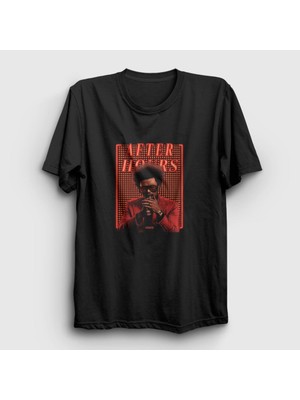 Presmono Unisex Siyah After Hours The Weeknd T-Shirt