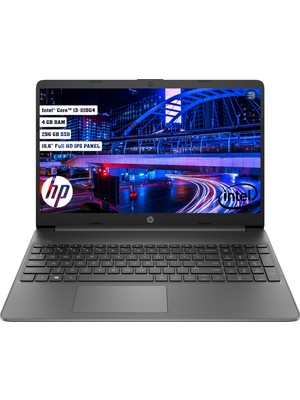 HP 15S-FQ2045NT Intel Core i3 1115G4 4GB 256GB SSD Freedos 15.6" Taşınabilir Bilgisayar 2N2N8EA