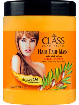 AC Class Argan Yağı Saç Maskesi 1000 ml Canlandırıcı Etki ile Yıpranmış Saçlar İçin Özel Formül