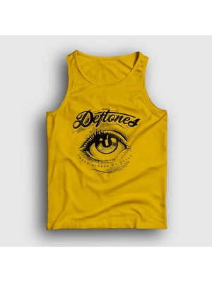 Presmono Unisex Sarı Creep Deftones Atlet