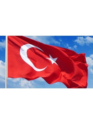 Fors Bayrak Koyu Kırmızı Türk Bayrağı Alpaka Bez Kumaş 80 x 120 cm 1 Adet