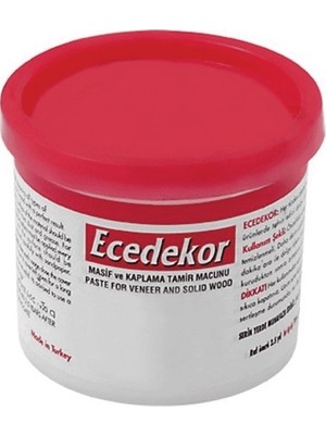 Ece Dekor Ahşap Masif ve Kaplama Dolgu ve Tamir Macunu Ceviz Rengi 200 Gr.