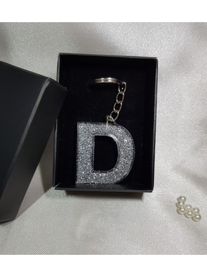 Sultan Tasarım Epoksi D Harfi Anahtarlık