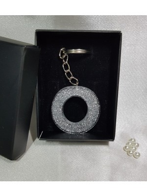 Sultan Tasarım Epoksi O Harfi Anahtarlık