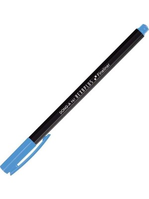 Dong-A Hexaplus Fiber Uçlu Fineliner Mavi Keçeli Kalem