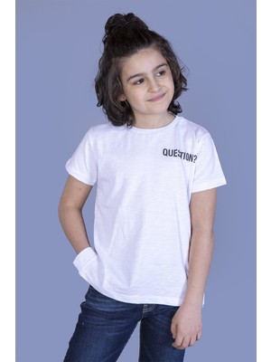 Toontoy Erkek Çocuk Göğsü Nakışlı T-shirt