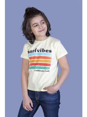 Toontoy Erkek Çocuk Surfvibes Baskılı T-Shirt