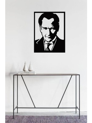 Şirin Lazer Mustafa Kemal Atatürk Ahşap Mdf Tablo