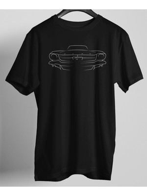 Playbackmoda Tasarım Tuning Audi Silüet Baskılı T-Shirt