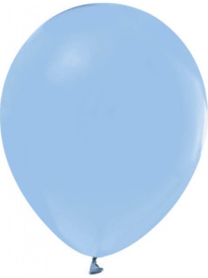 Hayaller Dükkanı Balon Düz Pastel(Makaron.Pudra Balon)12 Inc Pudra Mavi Pk:100