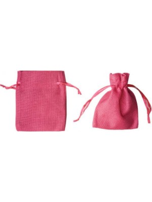 Hayaller Dükkanı Kese Çuval Natural Büyük Fuşya 12X17CM Pk:20