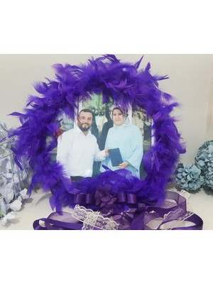 Hayaller Dükkanı Kurdela Süslemeli 27 cm Resimli Tef Kına Aksesuarı