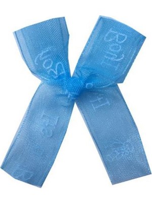 Hayaller Dükkanı Fiyonk Organze It's A Boy Mavi 10 Adet