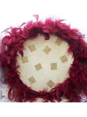 Hayaller Dükkanı 32 cm Pullu ve Tüllü Deri Tef