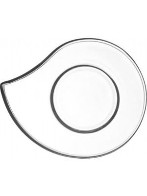 Lav Eva 6'lı Cam Çay Bardağı Altlığı