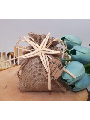 Hayaller Dükkanı 30 Adet Hasır Kese Lavantalı Nikah Şekeri