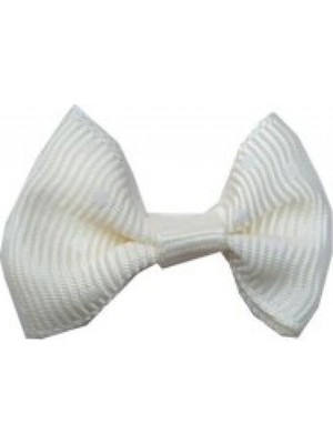 Hayaller Dükkanı Fiyonk Papyon Küçük Boy Krem 3x1,5cm P100