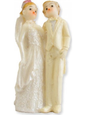 Hayaller Dükkanı 20 Adet Gelin Damat Sarı Takımlı Pk1