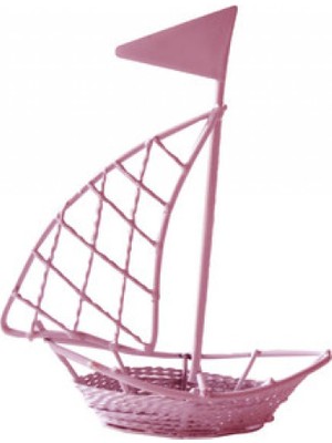 Hayaller Dükkanı 20 Adet Gemi Metal Pembe P1