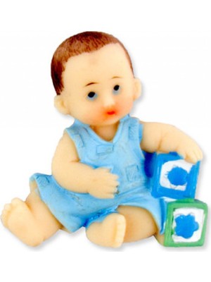 Hayaller Dükkanı 20 Adet Bebek Başında Fiyonk Mavi Pk1