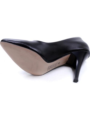 Ustalar Ayakkabı Çanta Siyah Kadın Stiletto Ayakkabı 360.501