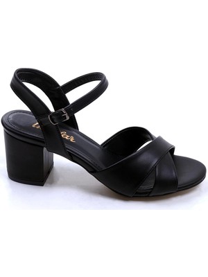 Ustalar Ayakkabı Çanta Siyah Kadın Topuklu Ayakkabı 004.252