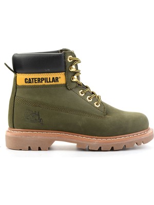 Cat Caterpillar Colorado Lux Green Nubuk Kadın Bot