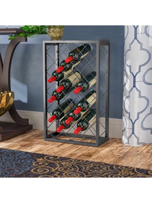 Yeva Metal New Tasarım Metal&ahşap Şaraplık