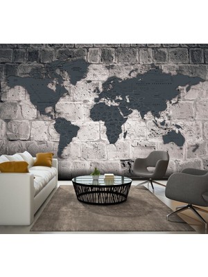 Özel Duvarlar Dünya Haritası Duvar Kağıdı