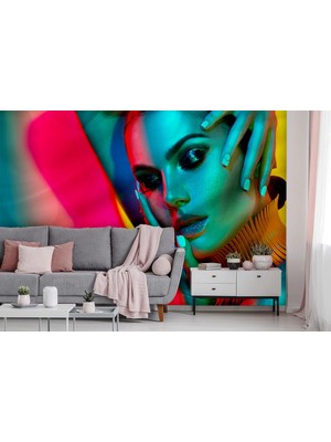 Özel Duvarlar Moda ve Güzellik Tasarım Duvar Kağıdı