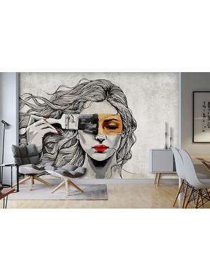 Özel Duvarlar Moda ve Güzellik Tasarım Duvar Kağıdı