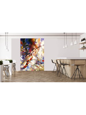 Özel Duvarlar Müzik Temalı Duvar Kağıdı