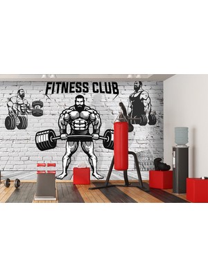 Özel Duvarlar Spor Salonları Için Özel Tasarım Duvar Kağıdı