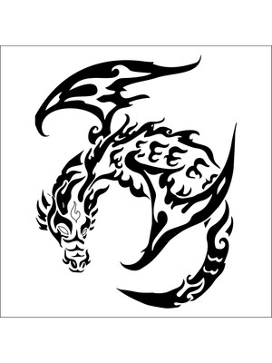 Technopa Ejderha  Folyo Sticker 79 60 cm Uzunluk