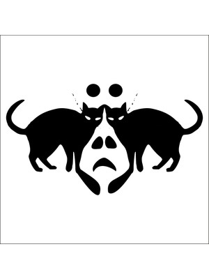 Technopa Kedili Hayalet Folyo Sticker 5 100 cm Uzunluk