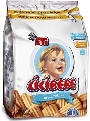 Eti Cicibebe Bebek Bisküvisi 800 g 12 Aydan Büyük Bebekler İçin Yerli Üretim