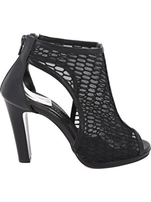 Marcamiss Siyah Platform Topuk Kadın Ayakkabı MRC526